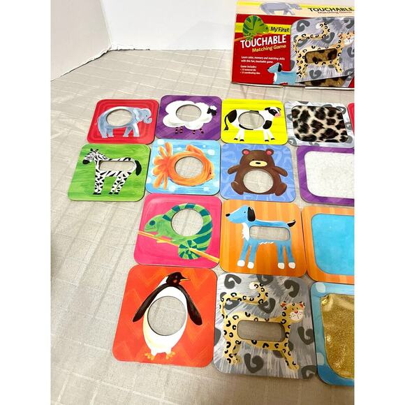 Gibby & Libby My First Touchable Matching Game animals sensory texture - Picture 3 of 6